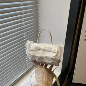 Butterfly bow lace bag