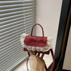 Butterfly bow lace bag
