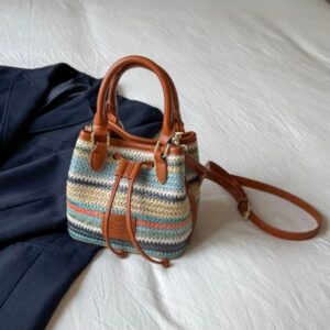 Retro bucket bag