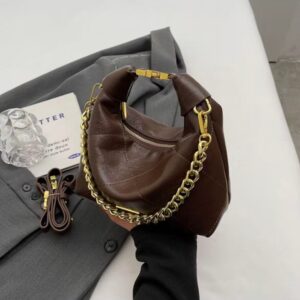 Single shoulder bucket bag