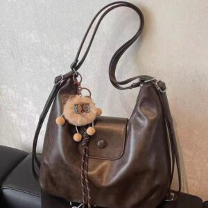 Double shoulder cloud bag