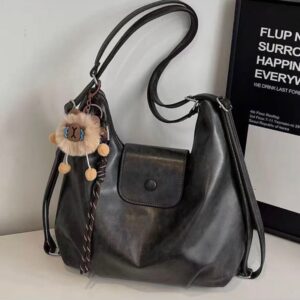 Double shoulder cloud bag